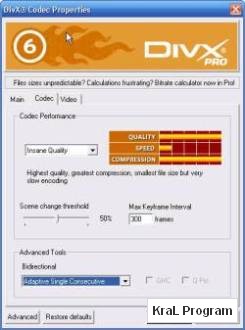 DivX Pro for Windows 2K/XP (include DivX Player and Converter)