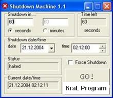 Shutdown Machine