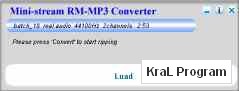 Mini-stream RM-MP3 Converter
