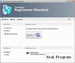 TweakNow RegCleaner Standard