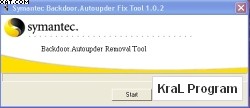 Backdoor.Autoupder Removal Tool