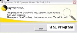 W32.Opaserv.Worm Removal Tool