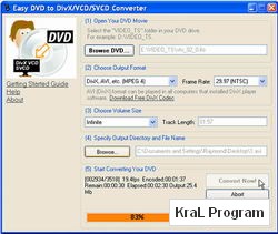 Easy DVD to DivX VCD SVCD Converter
