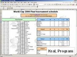 World Cup 2006 Tournament Calendar
