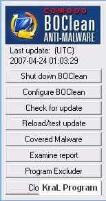 Comodo BOClean Anti-Spyware 4.23