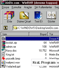 WinRAR Turkce 3.70 Beta 8 download indir