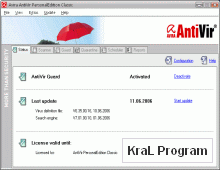 Avira AntiVir PersonalEdition Classic 7.00.04.15