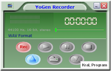 Ses kayit programi YoGen Recorder 3.4