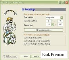 123Backup 5.0 Yedekleme Programi