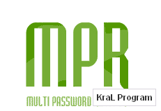 Sifre Kurtarma programi Multi Password Recovery 1.0.9