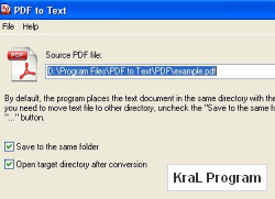 PDF to TEXT Converter 1.0
