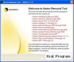 Norton Kaldirma Removal Tool 2009