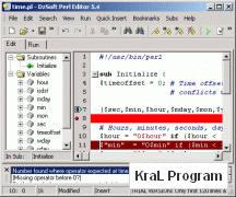 DzSoft Perl Editor 5.8.4.3