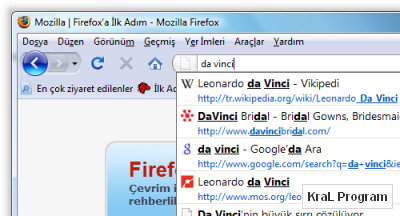 Firefox 3.0.6 Turkce
