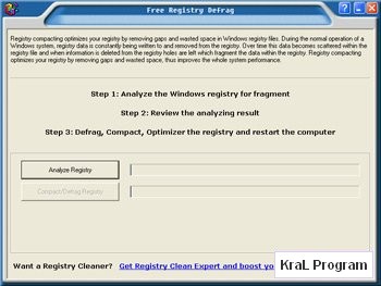 Free Registry Defrag 2.40
