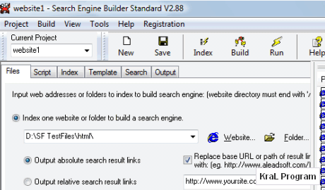 Search Engine Builder 3.0.6 Arama motoru yapma