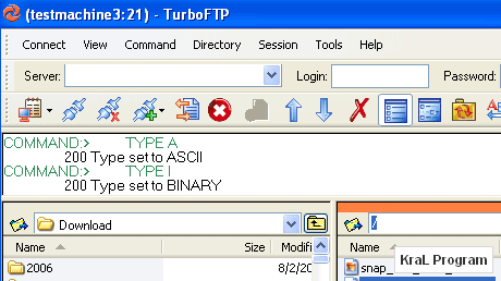 TurboFTP 6.00.728 Ftp programi