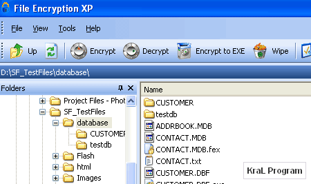 File Encryption XP 1.5.139 Sifreleme programi