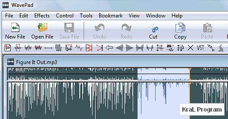 WavePad 4.20 Ses duzenleme programi