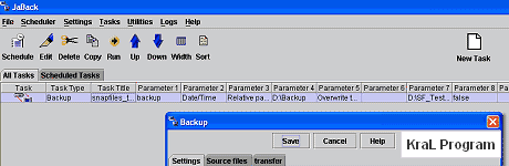 JaBack 8.24 Yedekleme programi