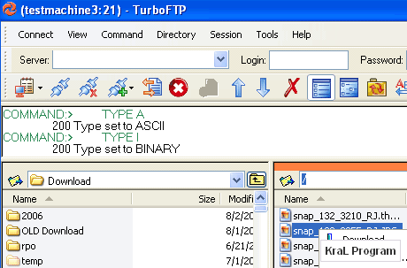 TurboFTP 6.00.736 Ftp Programi