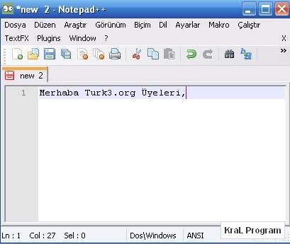 Notepad++ 5.5 Gelismis Metin Editoru