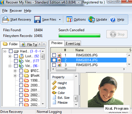 Recover My Files 4.0.4.448 Dosya kurtarma programi