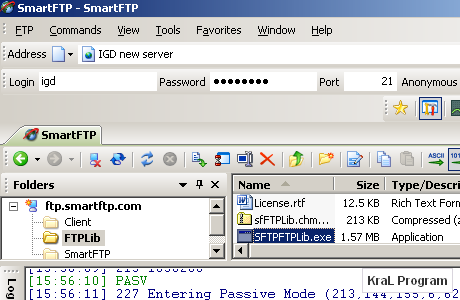 SmartFTP 4.0.1054.0 Ftp programi