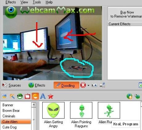 WebcamMax 5.4.0.8 Web kamera efekt programi