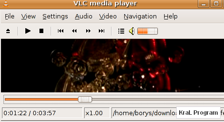 VLC VideoLAN 1.0.3 RC1 Media player