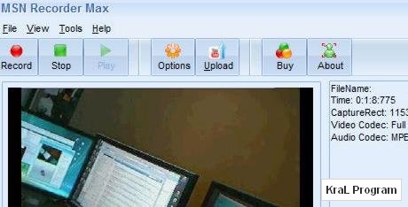 MSN Recorder Max 4.1.7.8 Video kaydetme programi