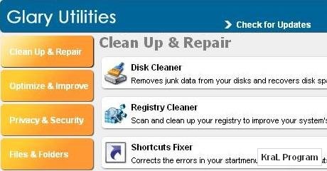 Glary Utilities 2.18.0.786 Bilgisayar bakim ve onarim araci