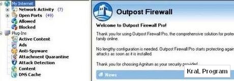 Outpost Firewall 6.7.3001 Kisisel guvenlik yazilimi