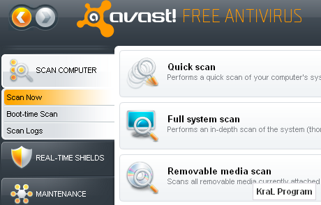 Avast Free Antivirus 5.0.377 Virus programi