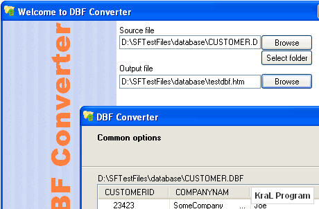 DBF Converter 2.45