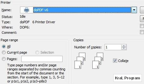 doPDF 7.1 Build 334 Ücretsiz pdf dönüştürücü