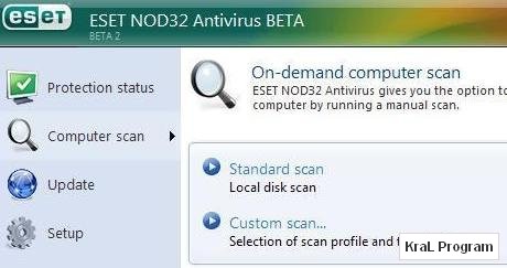 ESET NOD32 Antivirus 4.2.42 Türkçe virüs koruma programı