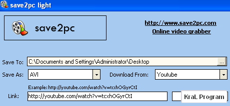 Save2pc 4.07 Ücretsiz video indirme programı