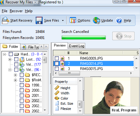 Recover My Files 4.6.6.884 Veri kurtarma yazılımı