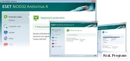 NOD32 Antivirus 4.2.64.12 Anti-Virüs programı