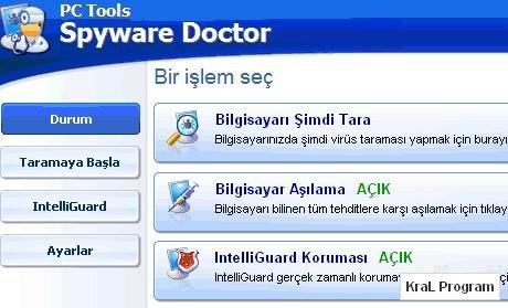 Spyware Doctor 2011 Casus yazılımları temizleyen program