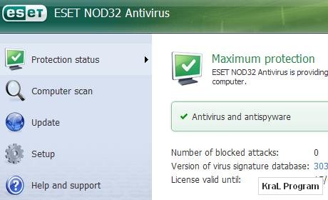 NOD32 AntiVirus 4.2.71 Anti-virüs programı