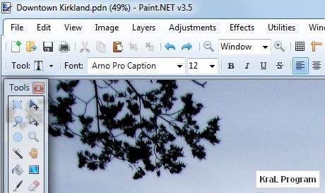 Paint.NET 3.5.8 Ücretsiz resim düzenleme programı