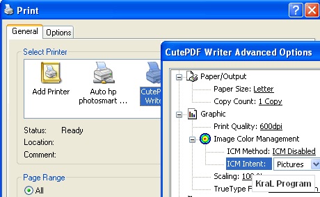 CutePDF Writer 2.8.0.7 PDF dönüştürücü