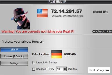 Real Hide IP 4.1.4.6 ip gizleme programı